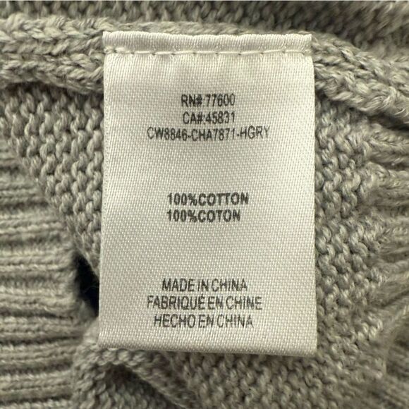 Chaser Brand Stars & Stripes Heather Gray Sweater Women’s Size Large - Picture 7 of 10